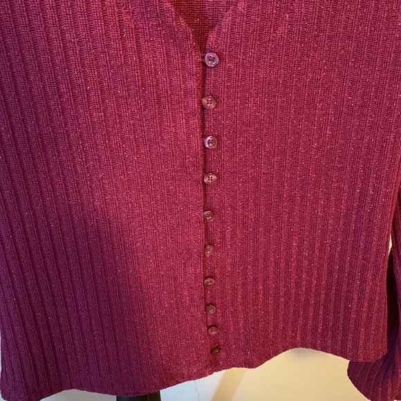 MAEVE by Anthropologie Knit Purple Cardigan - Picture 6 of 12